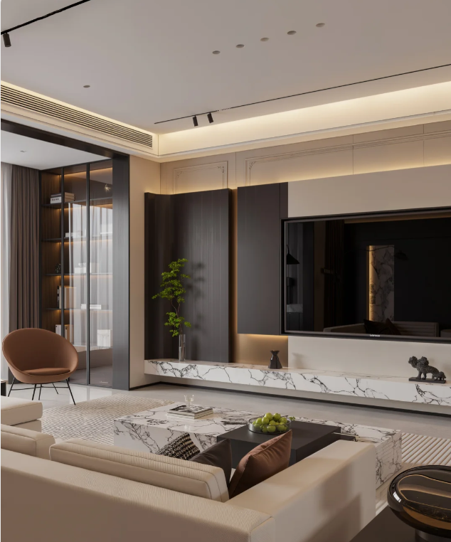 Modern Smart Living Room